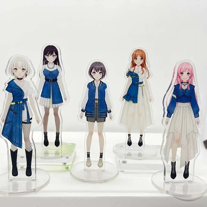 Выбавь мечты! Это Миго!!!!! Аниме Фигурка Anon Chihaya Takamatsu Tomori Soyo Nagasaki Soyo Pattern Standing Plates Mygo Band Gifts