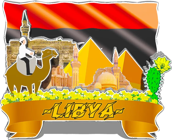 Фото Декоративные магниты для алфавитов Benghazi Tripoli Libya City Landmark, дорожные сувениры, наклейки на холодильник, подарки №2