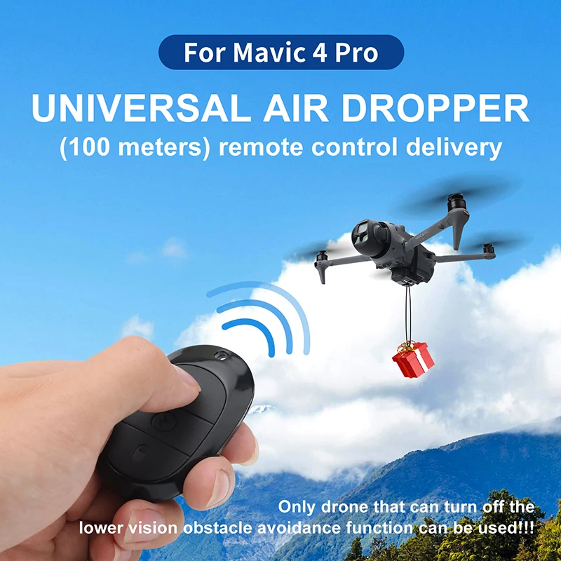 Для DJI Mavic 4Pro Дрон Airdropper Метательная система Обручальное кольцо Подарок Рыбалка Спасательный пульт дистанционного управления Доставка Морские приманки Аксессуар