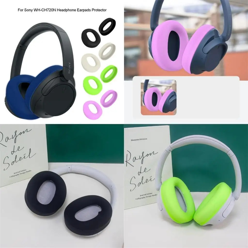 31BA Washable Silicone Warhphone Warps Covers для наушников WHCH720N, покрывающие пылепроницаемые и царапины, устойчивые