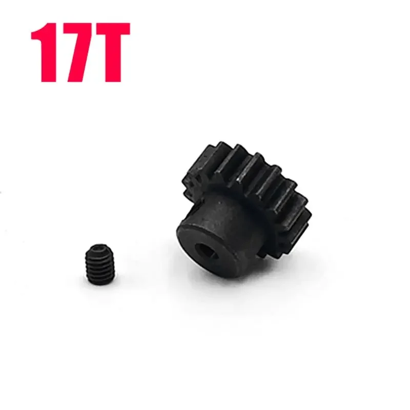 Фото 2 шт. металлическая головная шестерня WLtoys A959 стальной дифференциал 38T и шестерня двигателя 17T для электрического багги Vortex 1/18 №4