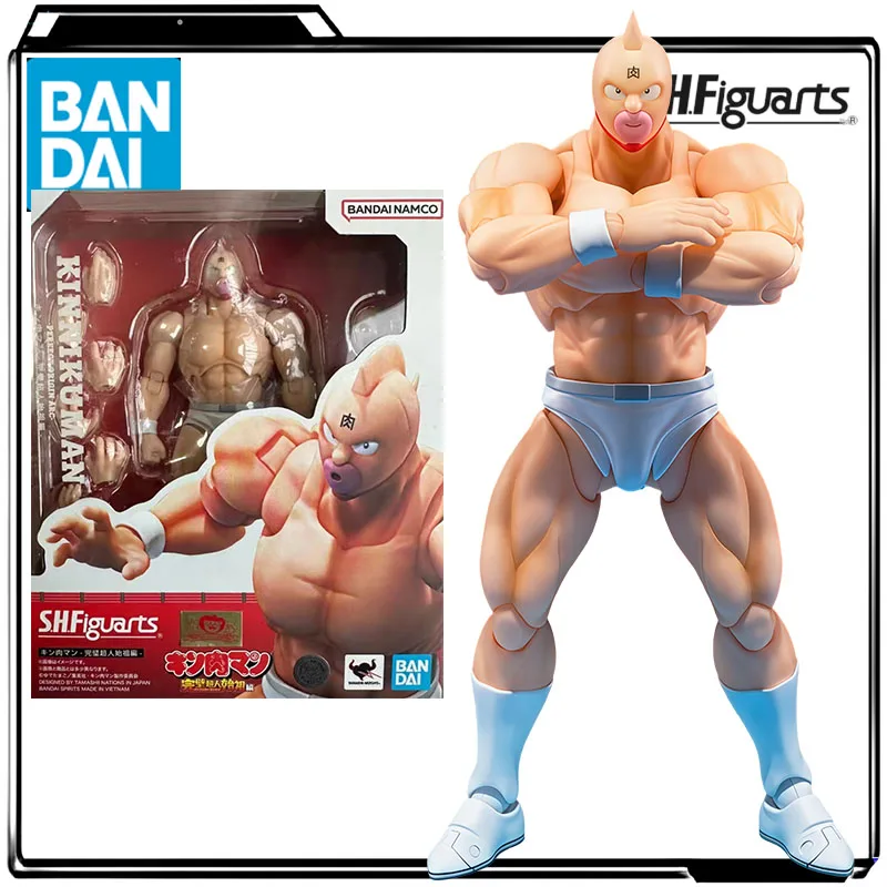 Bandai Genuine S.H.Figuarts Anime FigureKinnikuman (2024) - Perfect Superman: Origin Chapter, экшн-фигурки, игрушки для мальчиков и детей