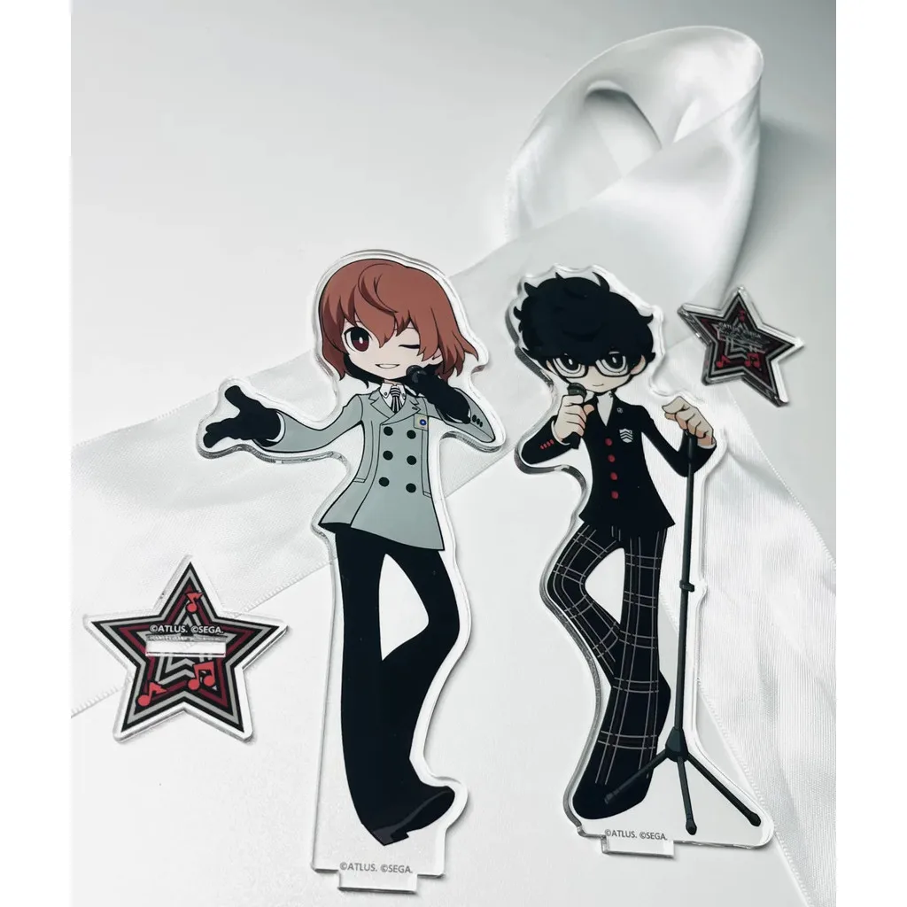 P5R серия Singer акриловая подставка товары в стиле аниме Amamiya Ren фигурка Akechi Goro Standee настольный орнамент Kawaii аксессуары подарок