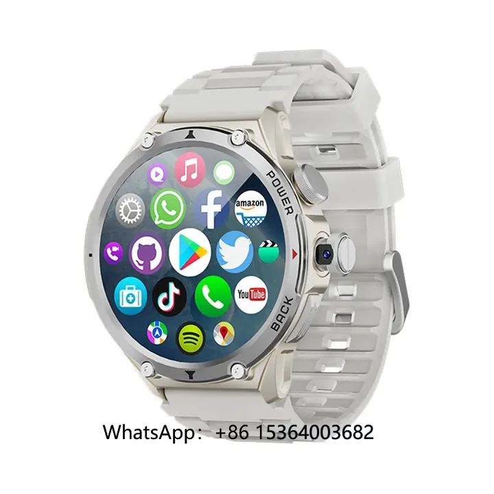 AMOLED Android Смарт-часы H12 Смарт-часы 800 мАч 4G GPS SOS с HD-камерой NFC Reloj Inteligente