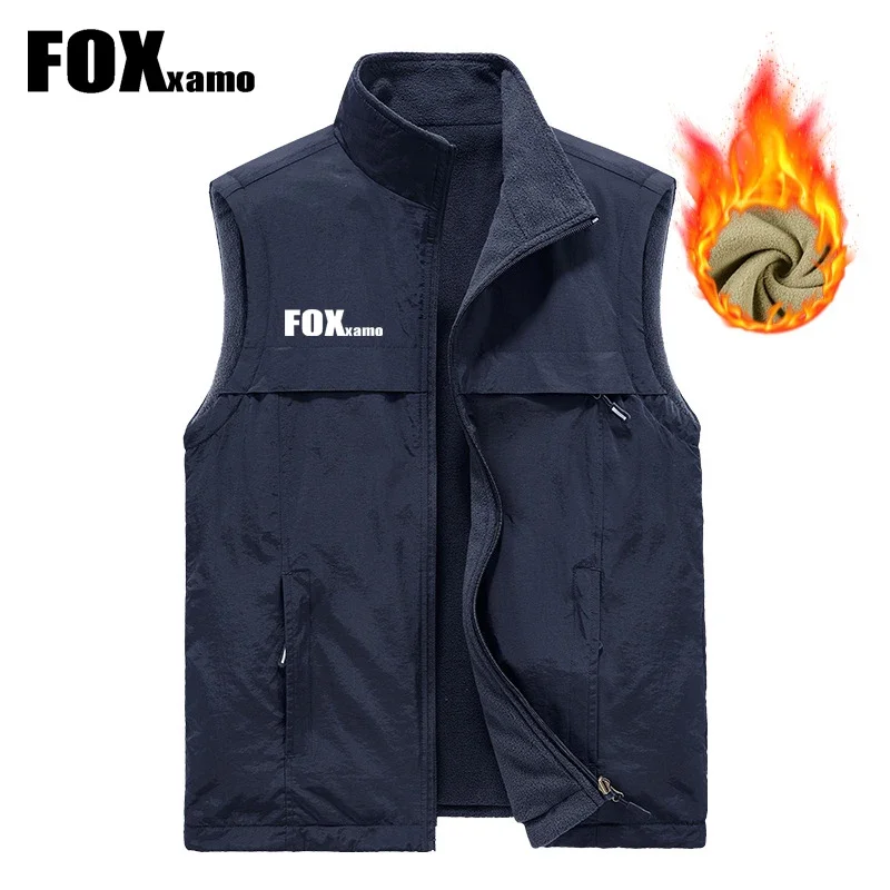 Жилет FOXXamo мужской водонепроницаемый, куртка без рукавов для горного велосипеда, шоссейный велосипед, пальто для мотокросса