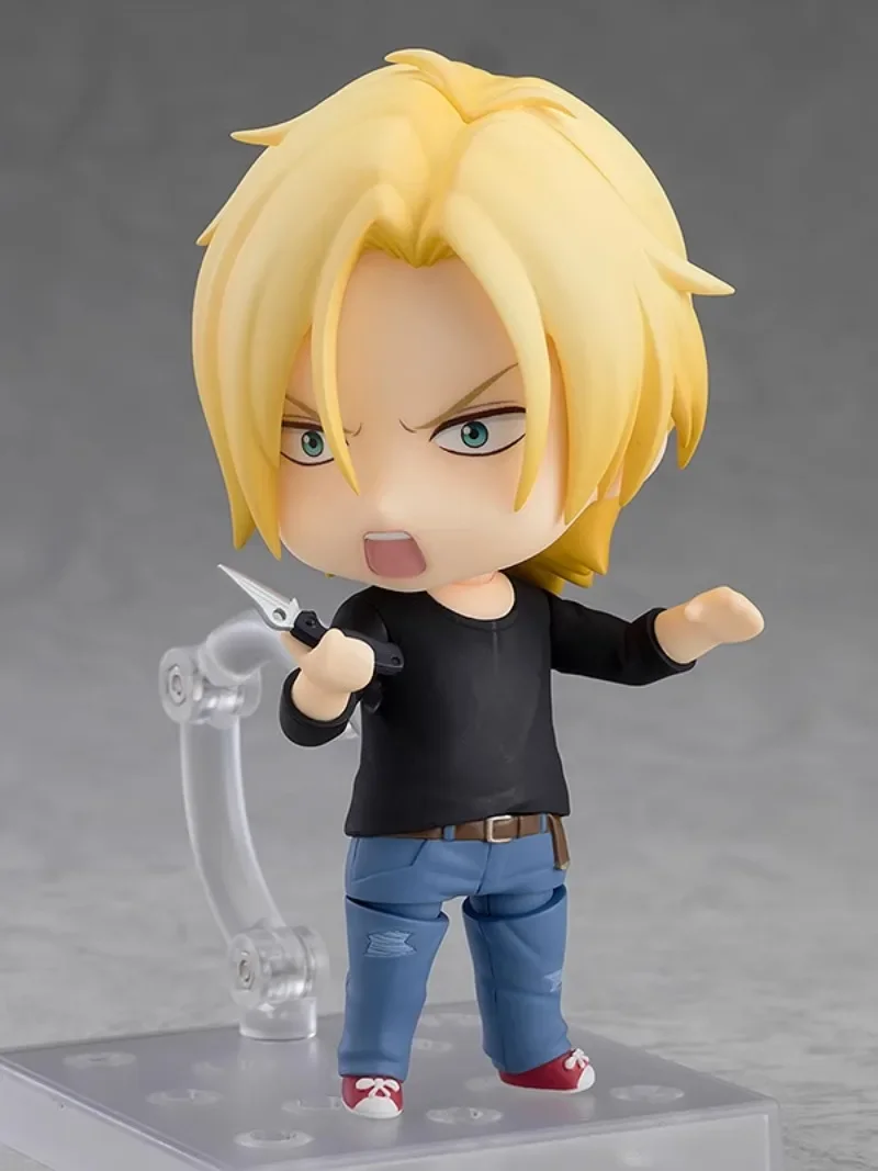 Фото GSC или оригинал:BANANA FISH Ash Lynx Q версия Figma ПВХ Фигурка Аниме Фигурка Модель Игрушки Фигурка Коллекция Кукла Подарок №4