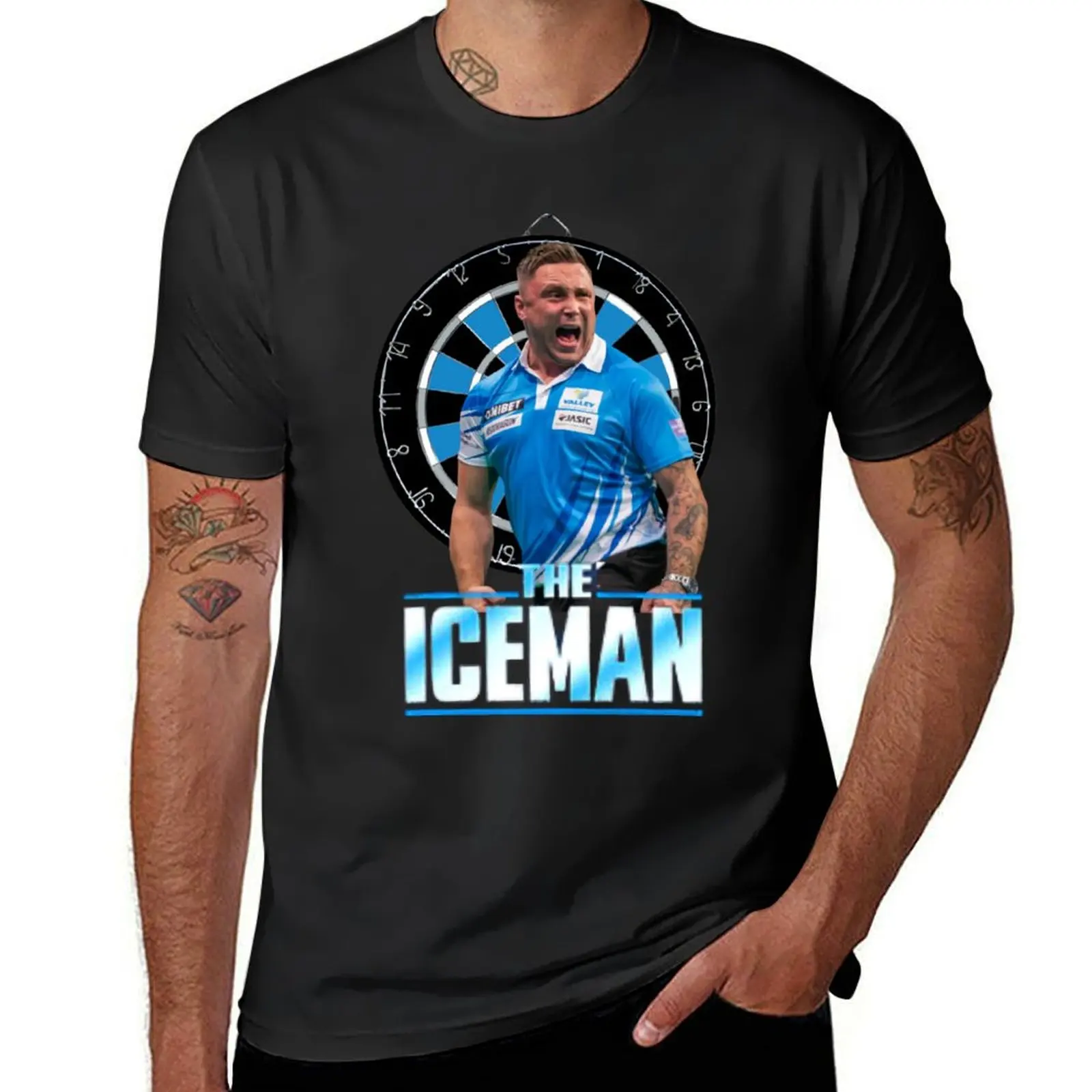 Gerwyn цена Дартс-Уэльс Iceman Дартс PDC 2022-Ледяной Человек Gerwyn цена футболка стандартная мужская одежда