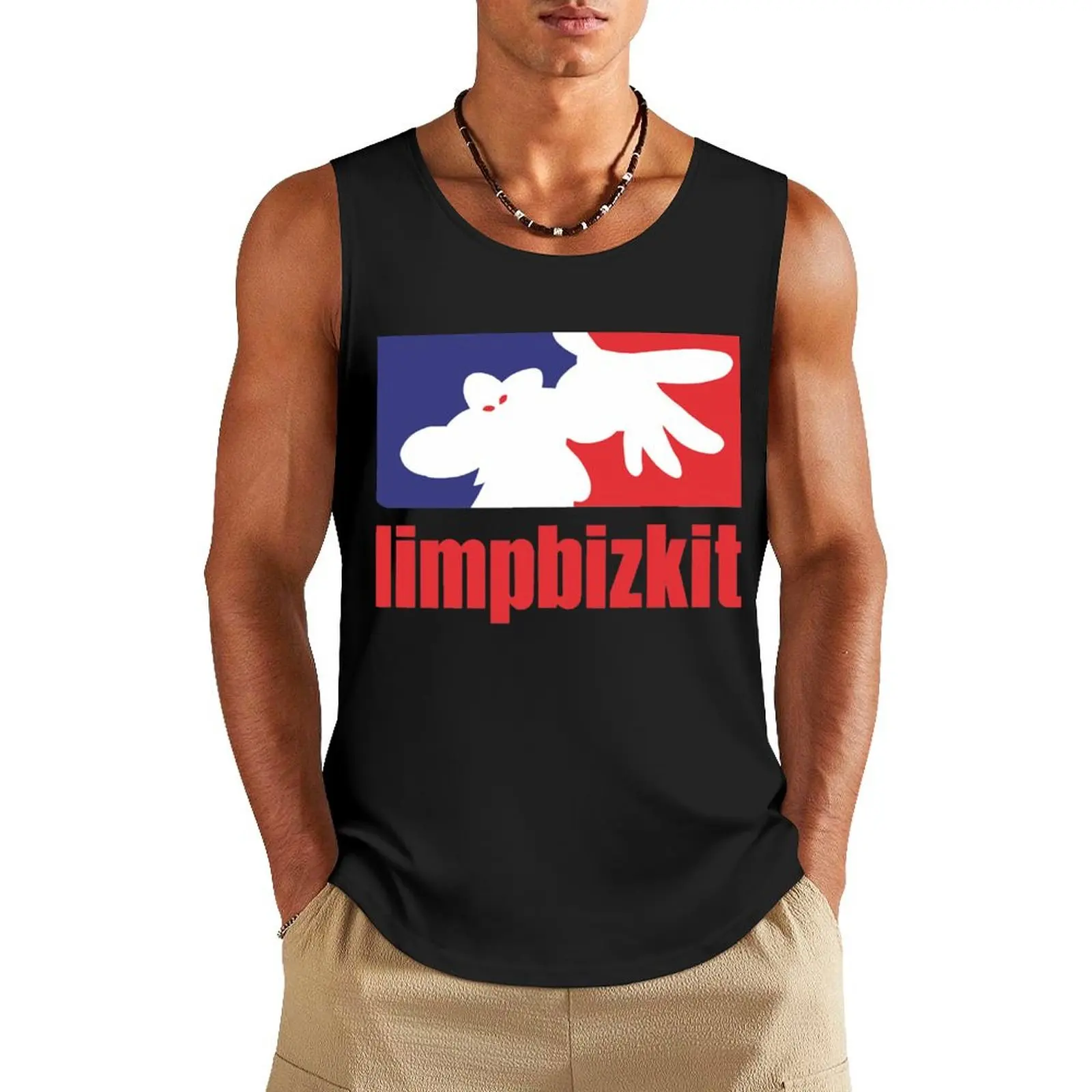 Классическая майка Limp Bizkit Band, мужская рубашка без рукавов для спортзала, быстросохнущая