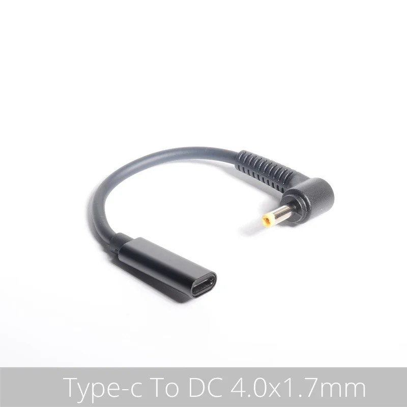 Фото USB 3.1 Тип C USB C Зарядное устройство для ноутбука Адаптер питания Преобразователь USB типа C «мама» на 4,0*1,35 5,5*1,7 4,5*3,0 4,0*1,7 мм Разъем постоянного тока №3