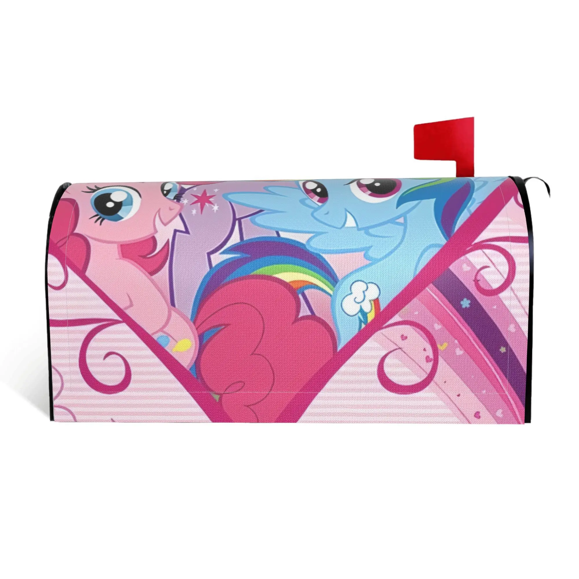 Водонепроницаемая ткань Оксфорд My Little Pony, магнитная крышка почтового ящика, солнцезащитный крем, крышка почтового ящика с буквами, обертка для почтового ящика, садовый декор