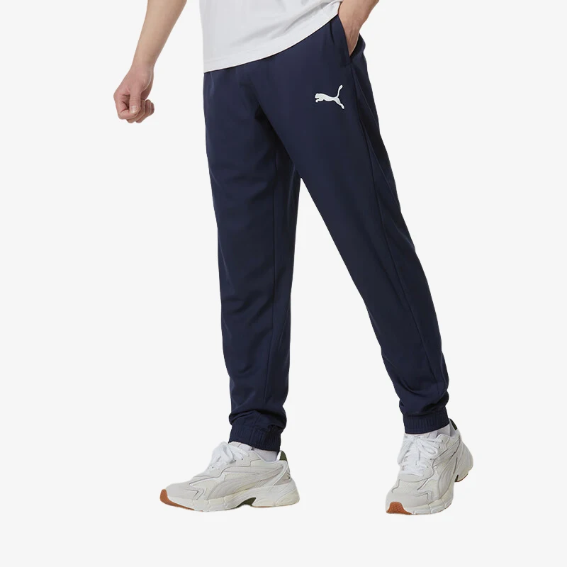 Puma, оригинальные новые мужские повседневные спортивные тканые брюки с завязками на ногах, 2024, 685639-06