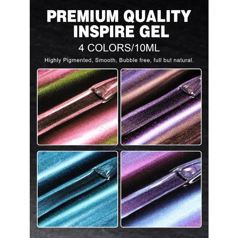 Фото YOKEFELLOW 2024 Новый гель-лак Dreamland Cat Eye для ногтей, 10 мл, двойной блеск Dreamland Color Soak Off Cat, магнитный УФ-гель-лак, сделай сам №2