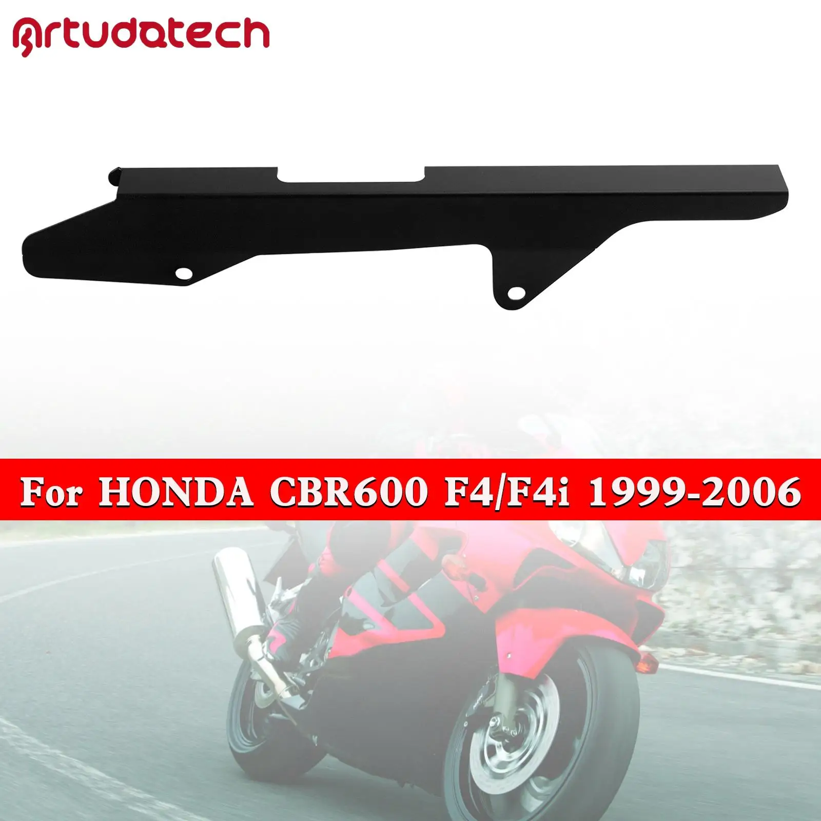 Защитная крышка звездочки для HONDA CBR 600 F4 F4i 1999-2006, черный