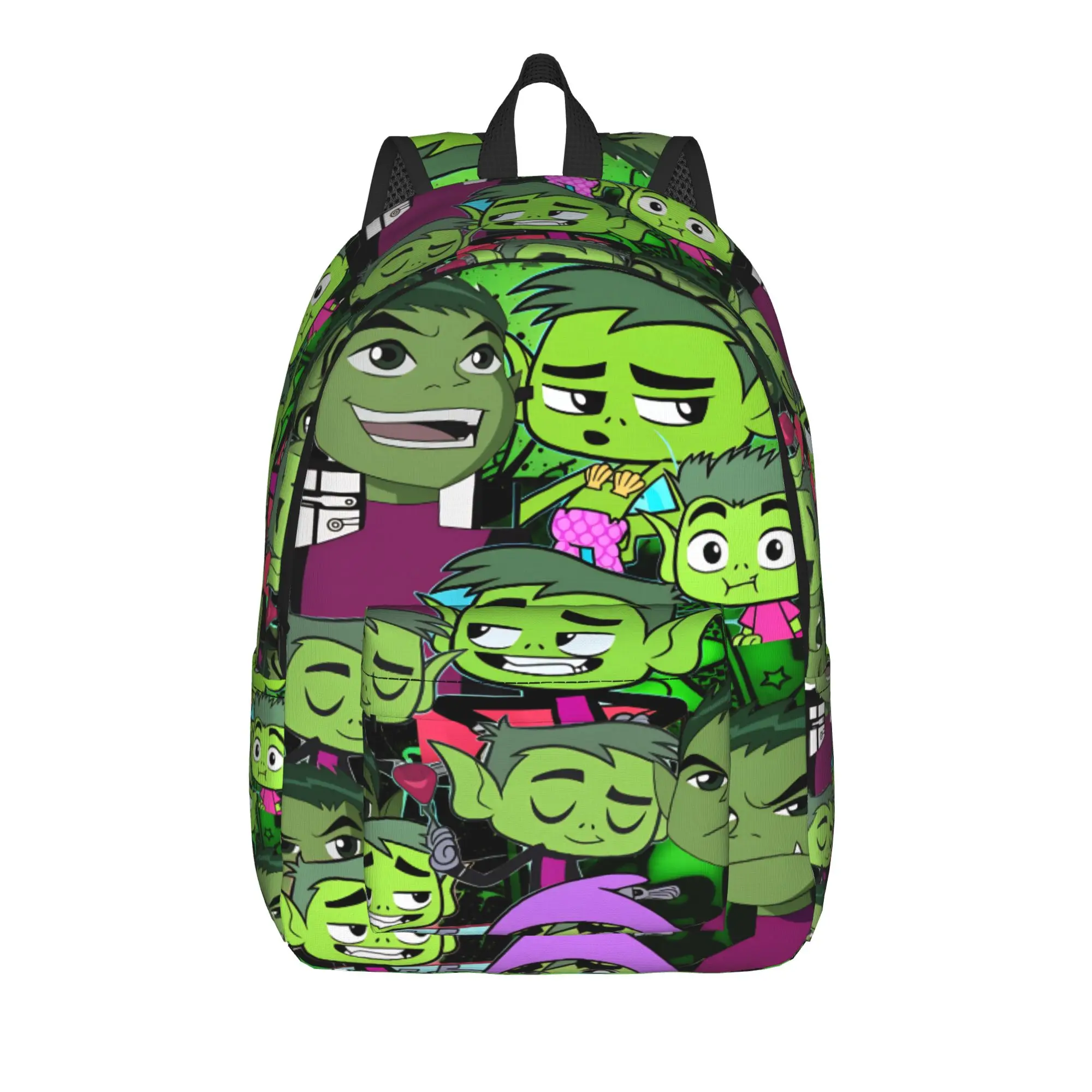 Рюкзак Teen Titans Go Team для мальчиков, полиэстеровый рюкзак для тренировок, с принтом Kawaii, школьные сумки, рюкзак