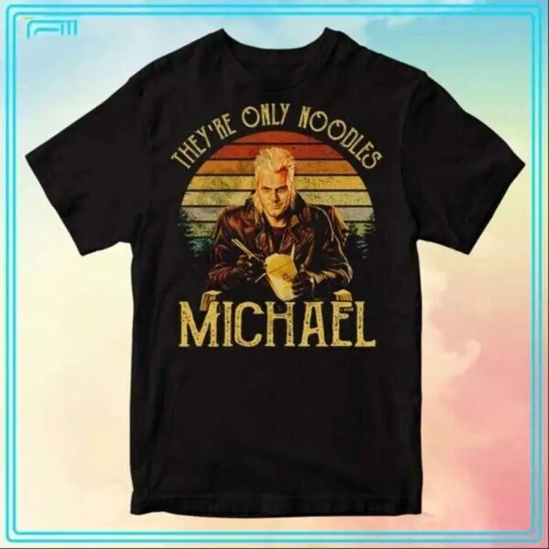 Винтажная футболка Kiefer Sutherland They Äôre Only Noodles Michael, все размеры S 4XL
