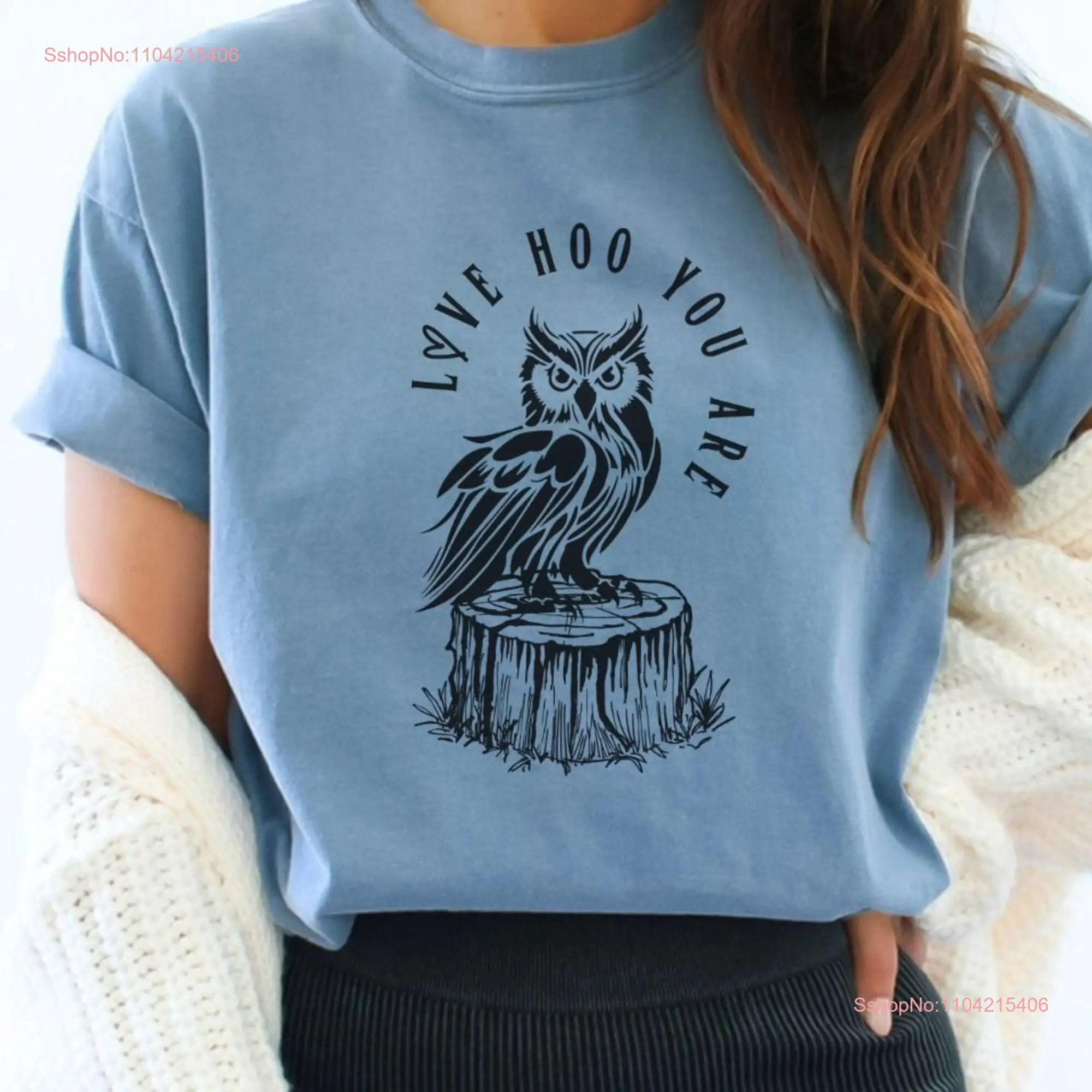 Cottage Core Owl Lovers GifT T Shirt School Social Worker ed Daughter Positivity Nature Lover Comfort Color Plus Sz