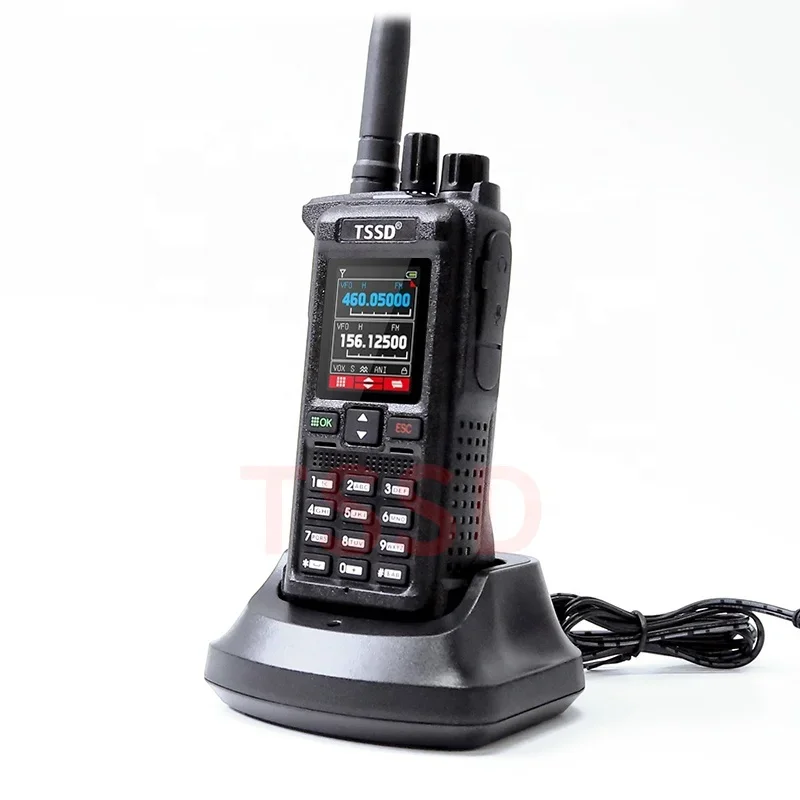 Фото TSSD 2024 Новый UV8000D 12 Вт 5-диапазонный сканер FM-радиопередачи Type-c с быстрой зарядкой One Click Crack Walkie Talkie для автомобиля Mi Su7 №4