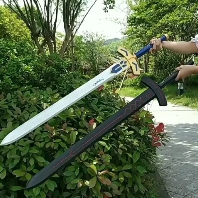 Anime Cosplay Props 2D 108cm Fate Saber Destiny Guardian Night Blackened King Arthur Vows Victory Show Party Collectibles
