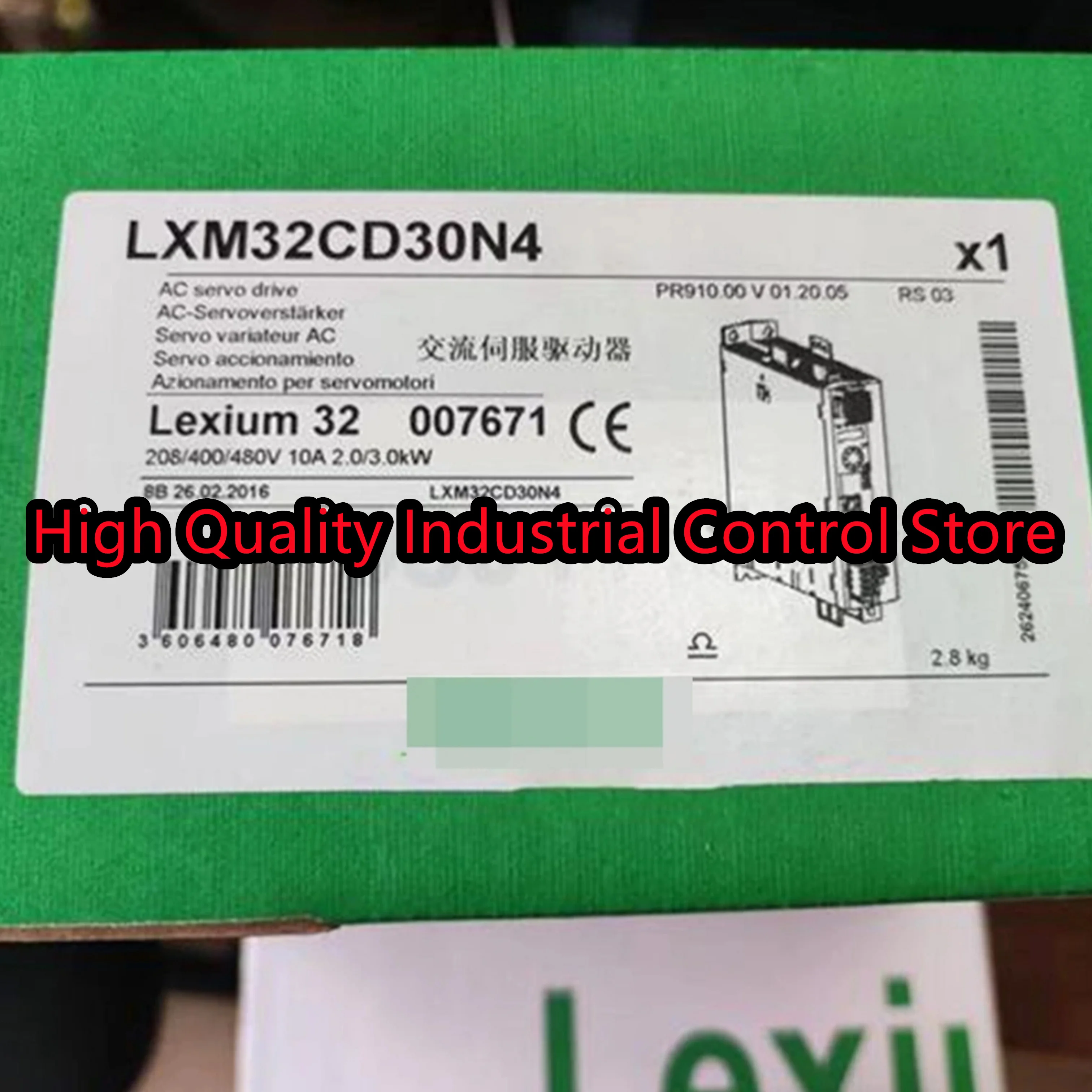 Новый оригинальный сервопривод LXM32CD30N4 Lexium 32, 30А 208-480В 3кВт