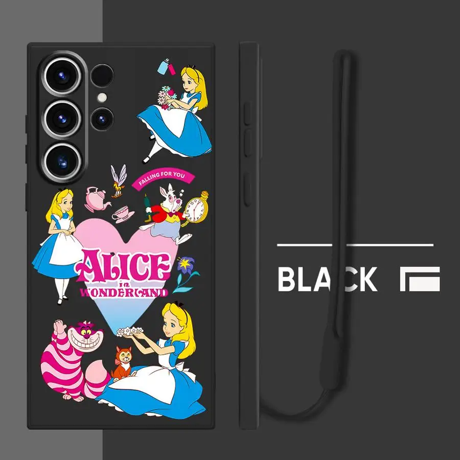 Чехол для телефона Samsung Galaxy S23 S21 Plus S20 S25 Edge S24 FE Note 20 10 Ultra S22 Ultra Soft Cover Disney Alice In Wonderland (art.: 3920cfd694cb3) - 3920cfd694cb3