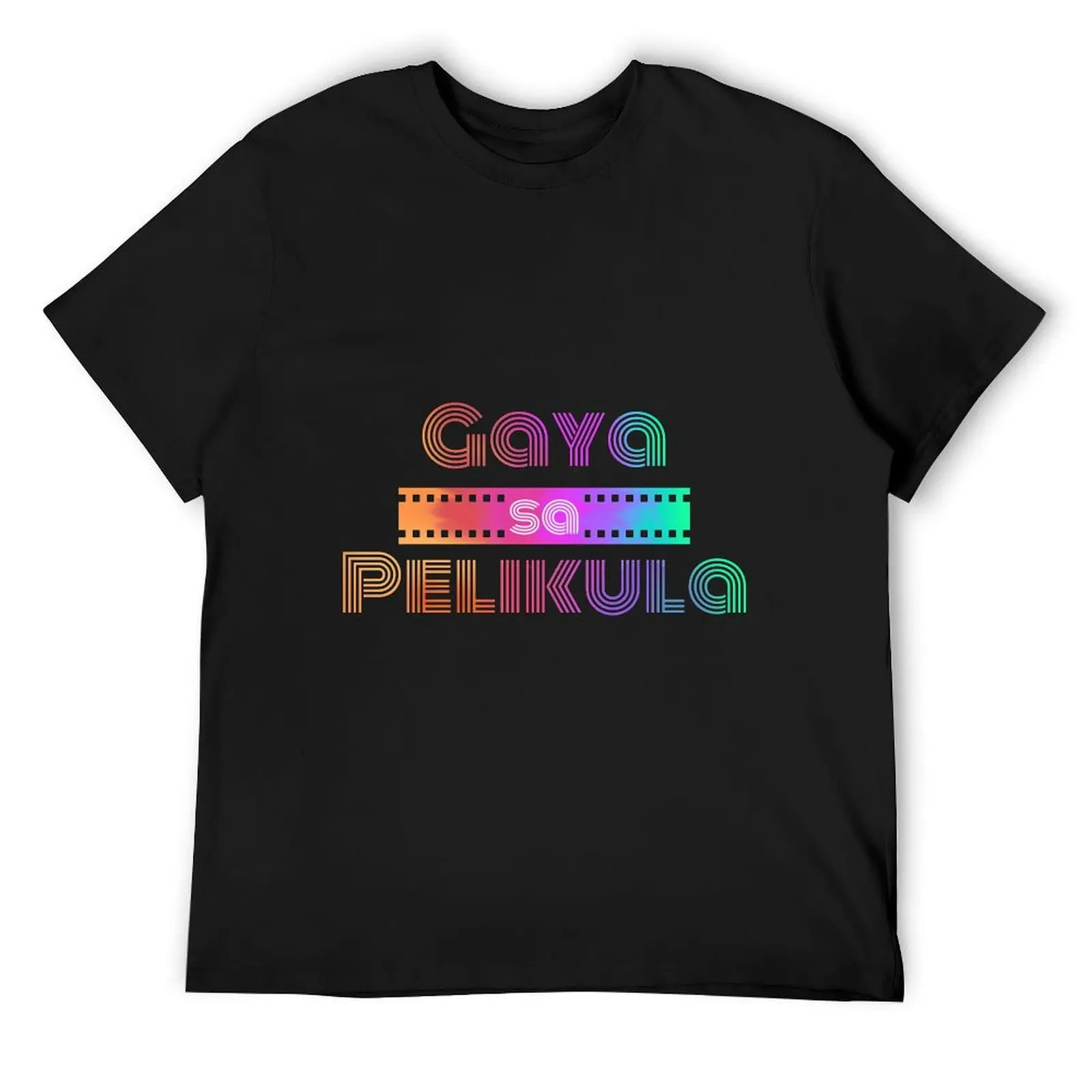 Футболка Gaya sa Pelikula, незаменимая футболка, футболки с рисунком, милые топы, футболка с аниме, мужские футболки с чемпионами