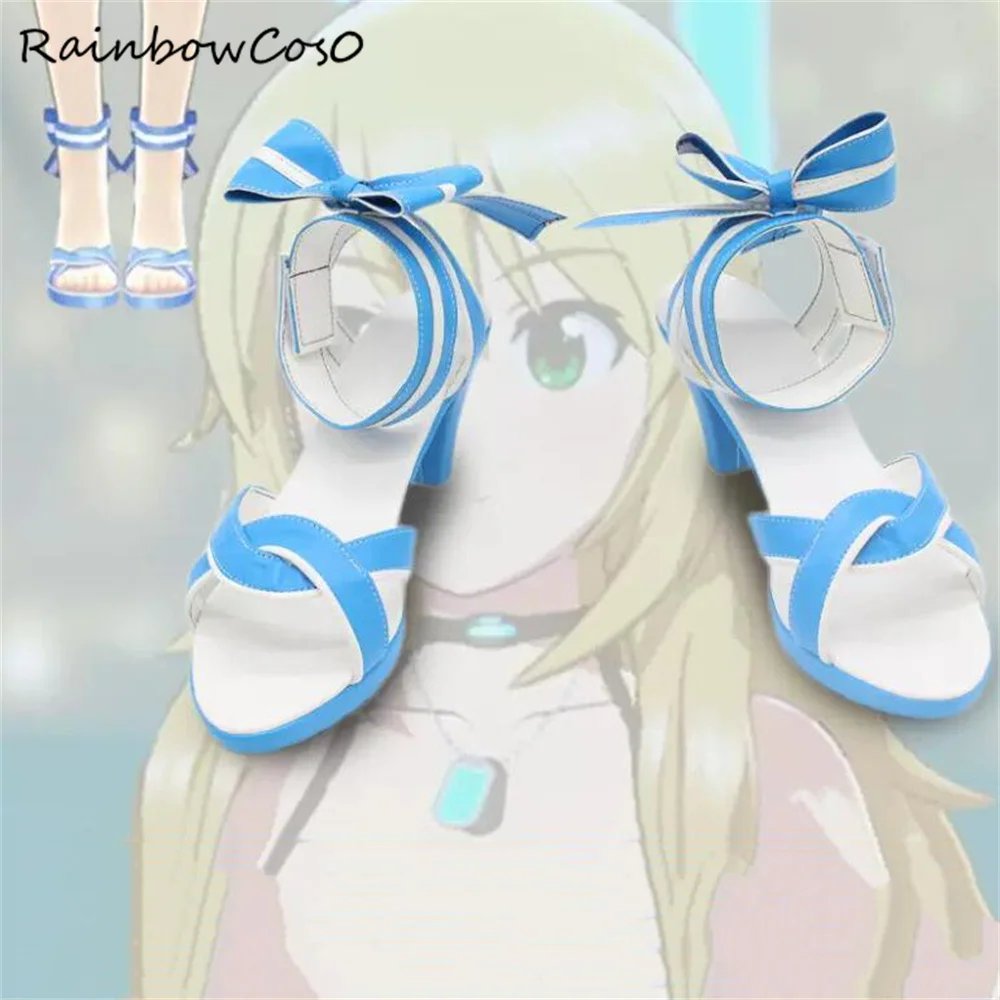 Обувь для косплея Hoshii Miki THE IDOLM @ STER Сапоги аниме Хэллоуин RainbowCos0 W4194