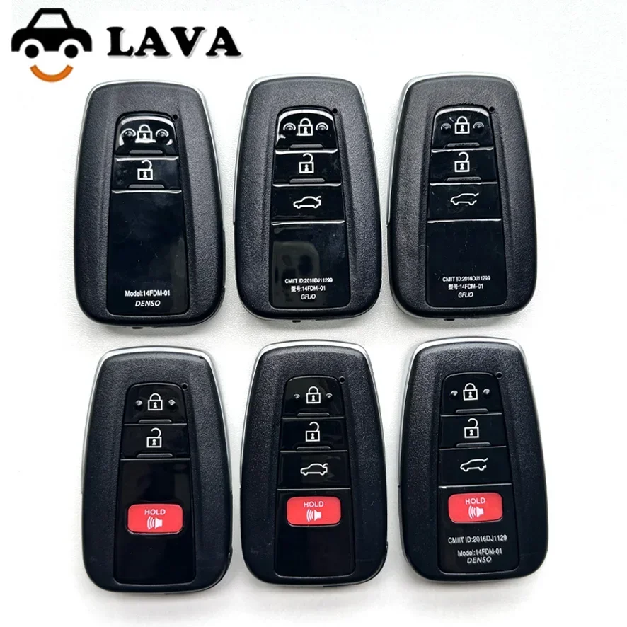 Сменный чехол LAVA для дистанционного ключа автомобиля, брелок для Toyota C-HR RAV4 Prius 2018-2019, для XM VVDI Smart Board 8A Board