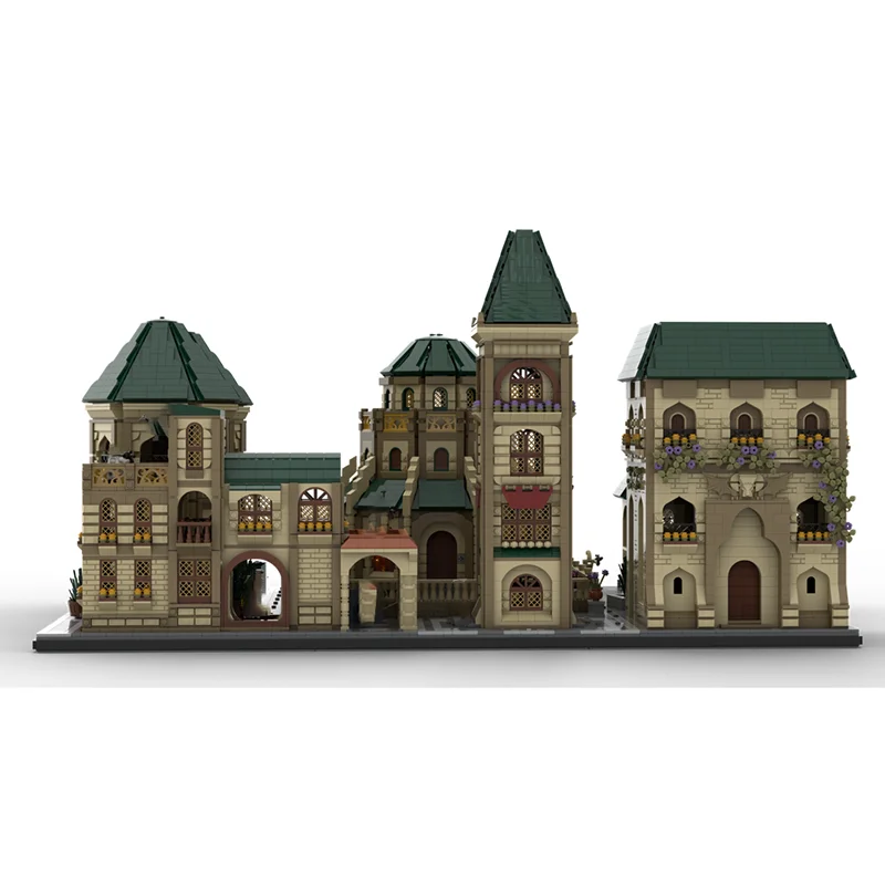 Звездные сцены из фильма Coruscant Moc, строительные кирпичи, боевой замок, модель здания, технология, модульные блоки, замыкание, игрушки, подарки (art.: 3920d0798aac8) - 3920d0798aac8