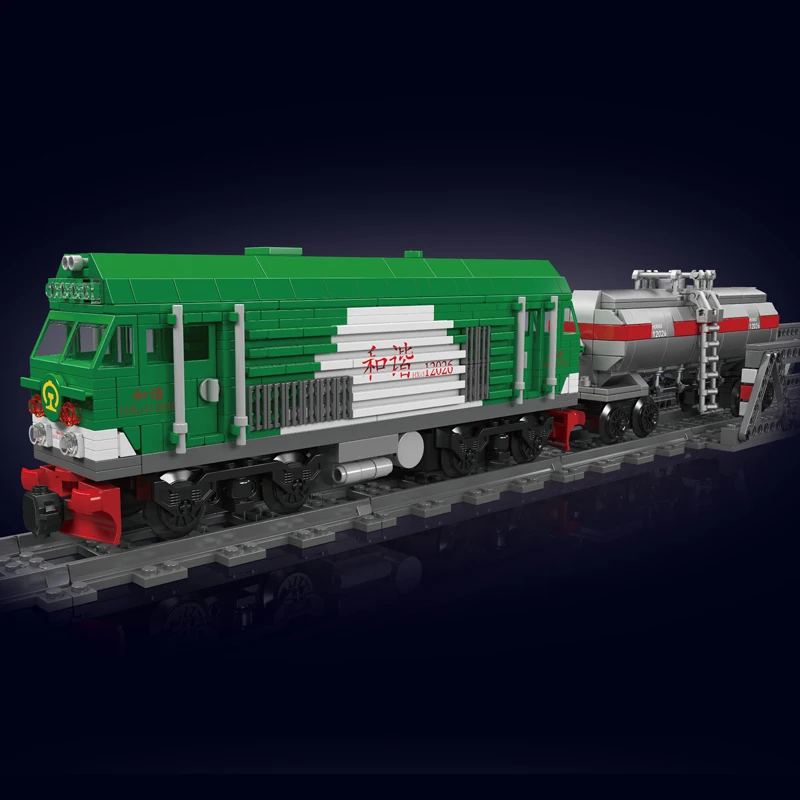 Фото Формовочный конструктор King 12026 Technik HXN 3 дизельный локомотив Rmote, конструктор для детей №3