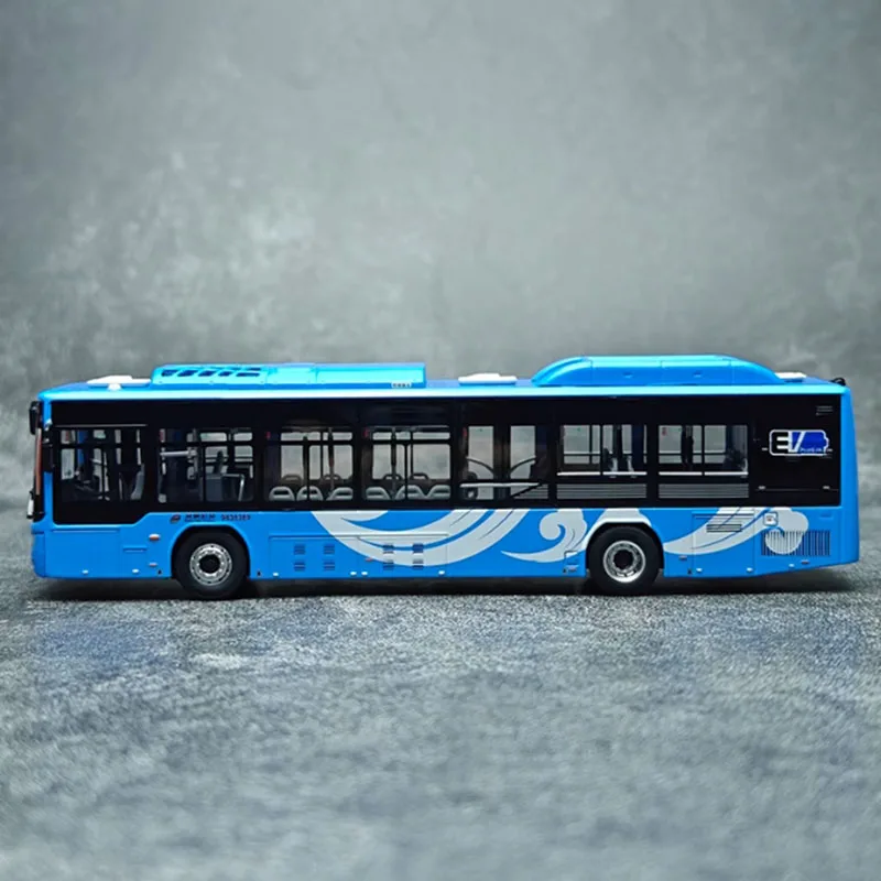 Литой под давлением масштаб 1:64 Foton Ouhui New Energy BJ6123SH EVCA-3 Пекинский автобус, модель автомобиля из сплава, классический сувенир для взрослых, подарок для хобби и игрушки (art.: 3920cae308a72) - 3920cae308a72