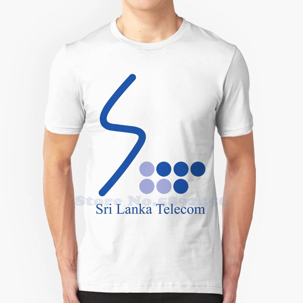 Футболки с надписью Telecom из Шри-Ланки высокого качества, модная футболка, новинка, футболка из 100% хлопка