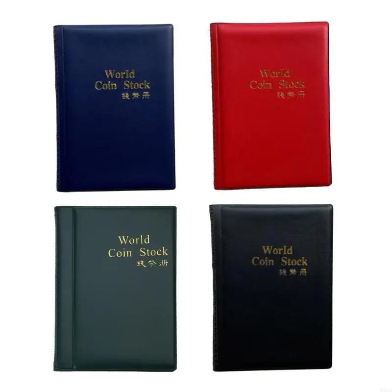 85LA Coin Album 120 Pockets 10 Pages World Coin Storage Folding Альбом Money Collection