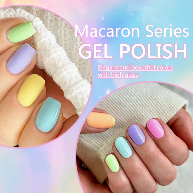 Фото Гель-лак для ногтей Mtssii Macaron, весна-лето, яркий, розовый, фиолетовый цвет для маникюра, Полупостоянный Гель-лак для дизайна ногтей №5
