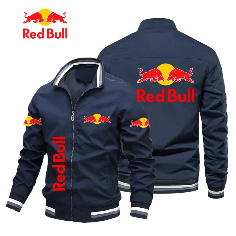 Новая мужская куртка Four Seasons, куртка Red Bull, удобная куртка для взрослых, высококачественная мотоциклетная куртка с логотипом, куртка штурмовика, уличный автобус Пальто и куртки