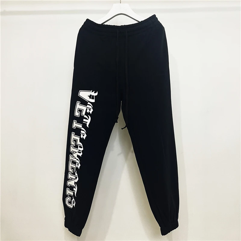 21FW Celana TOP Hiphop Vetement Bordir tamal Sulam Pria Wanita 1:1