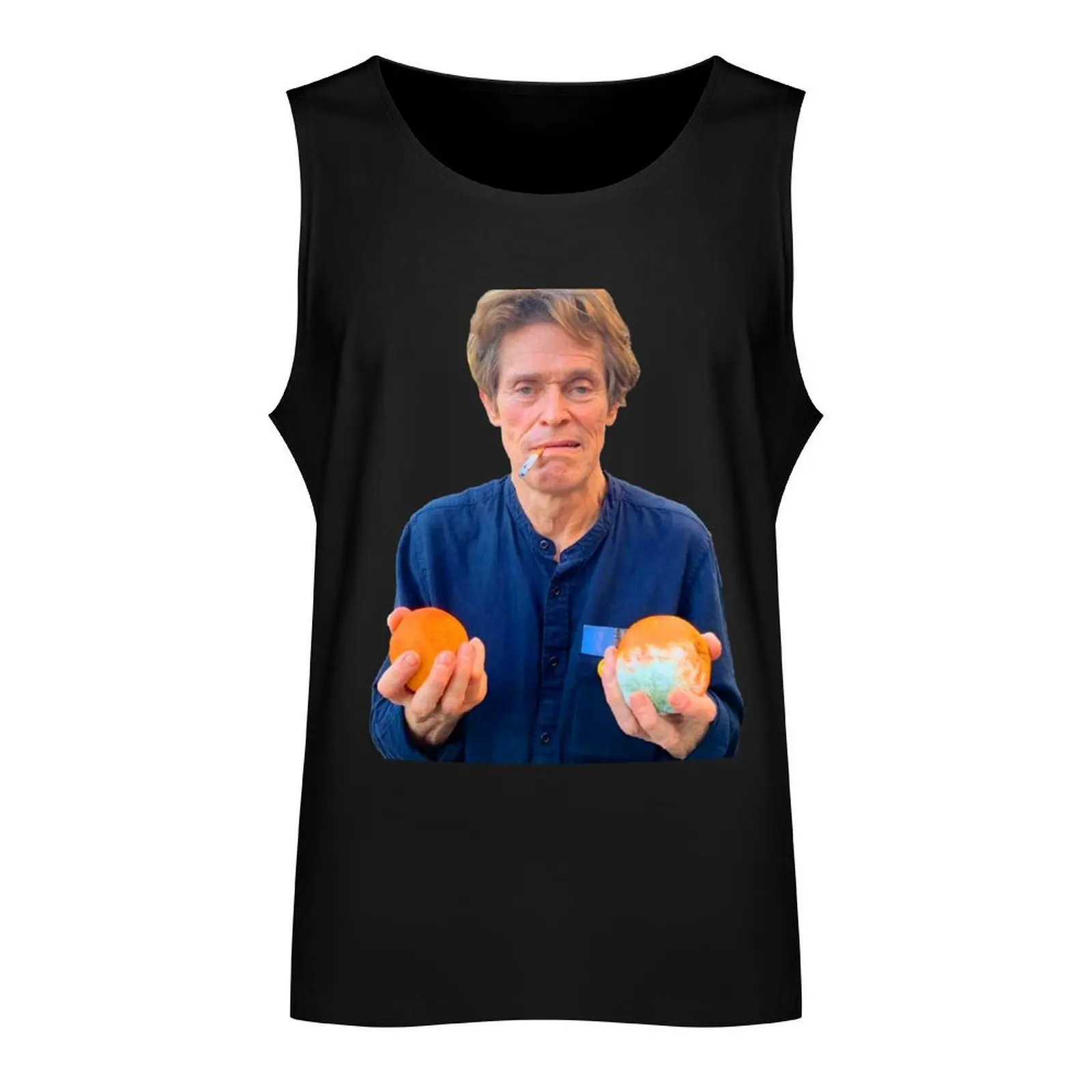 Фото Willem Dafoe футболка с апельсинами, Мужская одежда для спортзала, футболка №2
