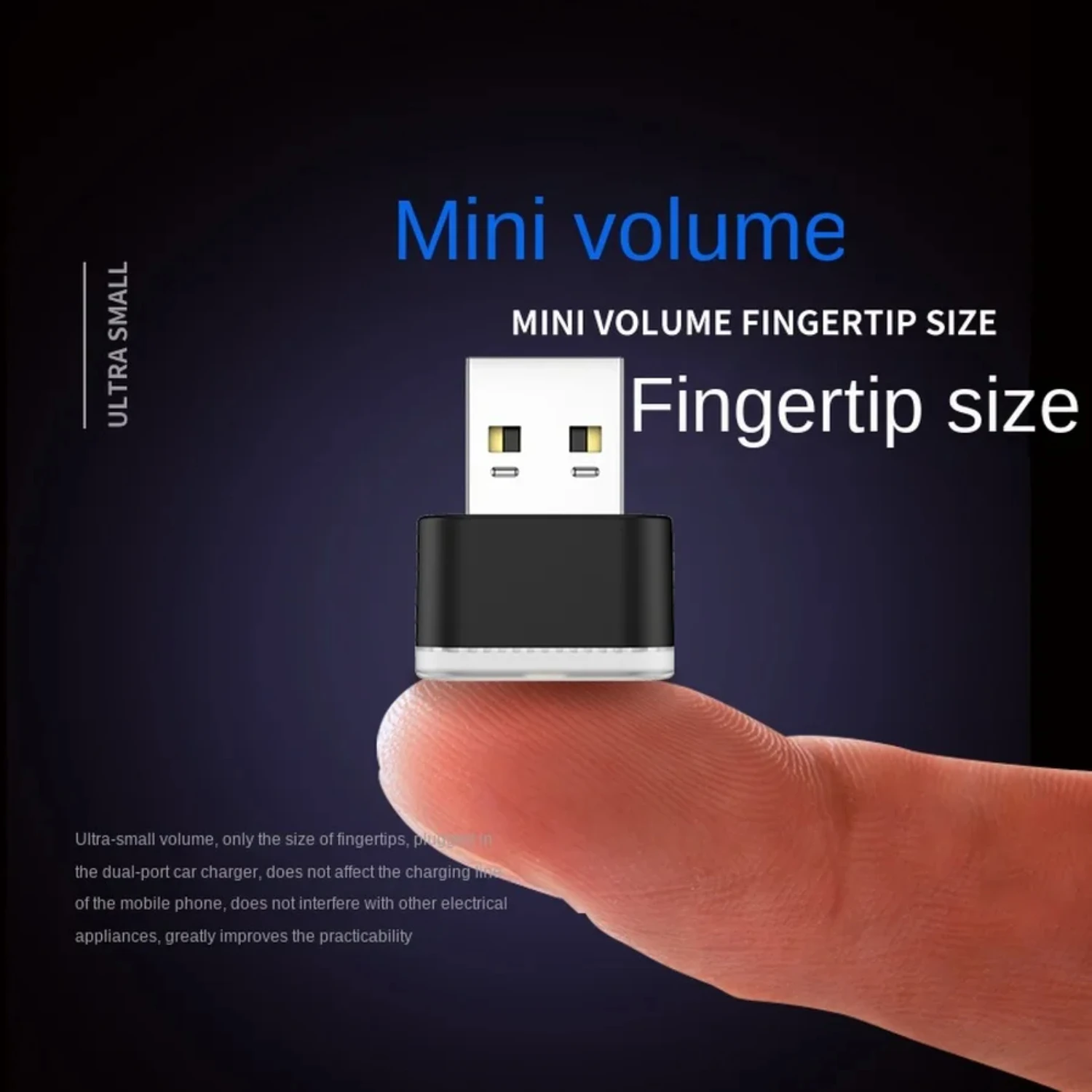 Фото Преобразите свой автомобиль со стильным светодиодным ночником Mini USB — выберите из 5 цветов для роскошного вождения №5