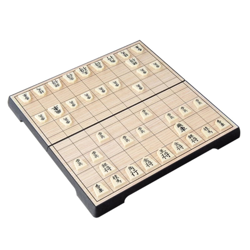 YD61 Japan Shogi Магнитная складная японская шахматная игра Настольная игра Интеллектуальная игрушка 25 × 25 × 2 см