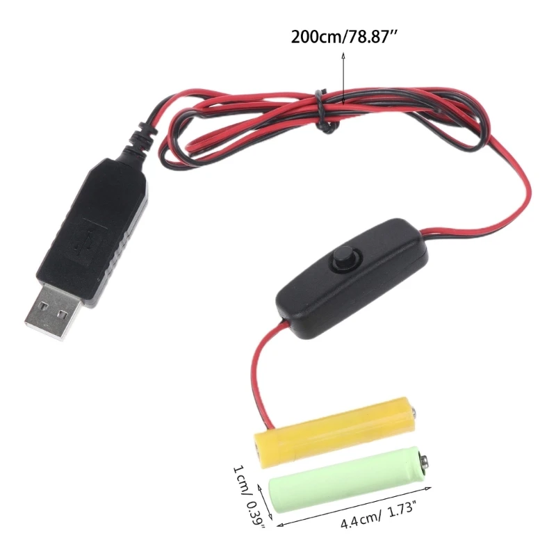 Бестселлер USB Power Converter Dcbuck Atmentators Замените 2PCS 1,5 В LR03 AAA подключение для удаленного управления (art.: 3920ccdcde9b2) - 3920ccdcde9b2
