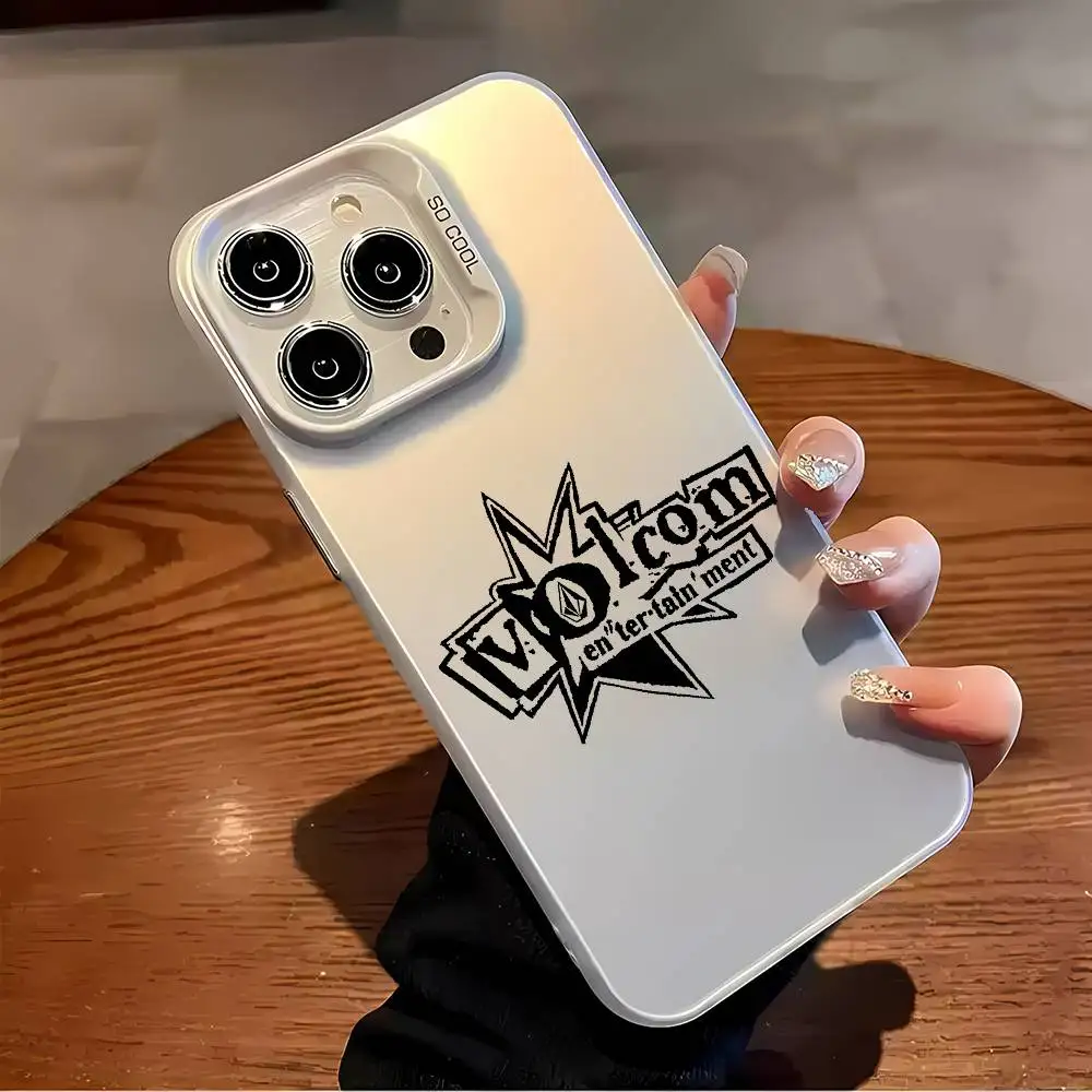 Чехол для телефона Desigh volcom для IPhone 16 Pro Max 15 14 13 12 XS Plus 11, модный матовый противоударный чехол с лазерным градиентом Aurora (art.: 3920cfbdfc9d6) - 3920cfbdfc9d6