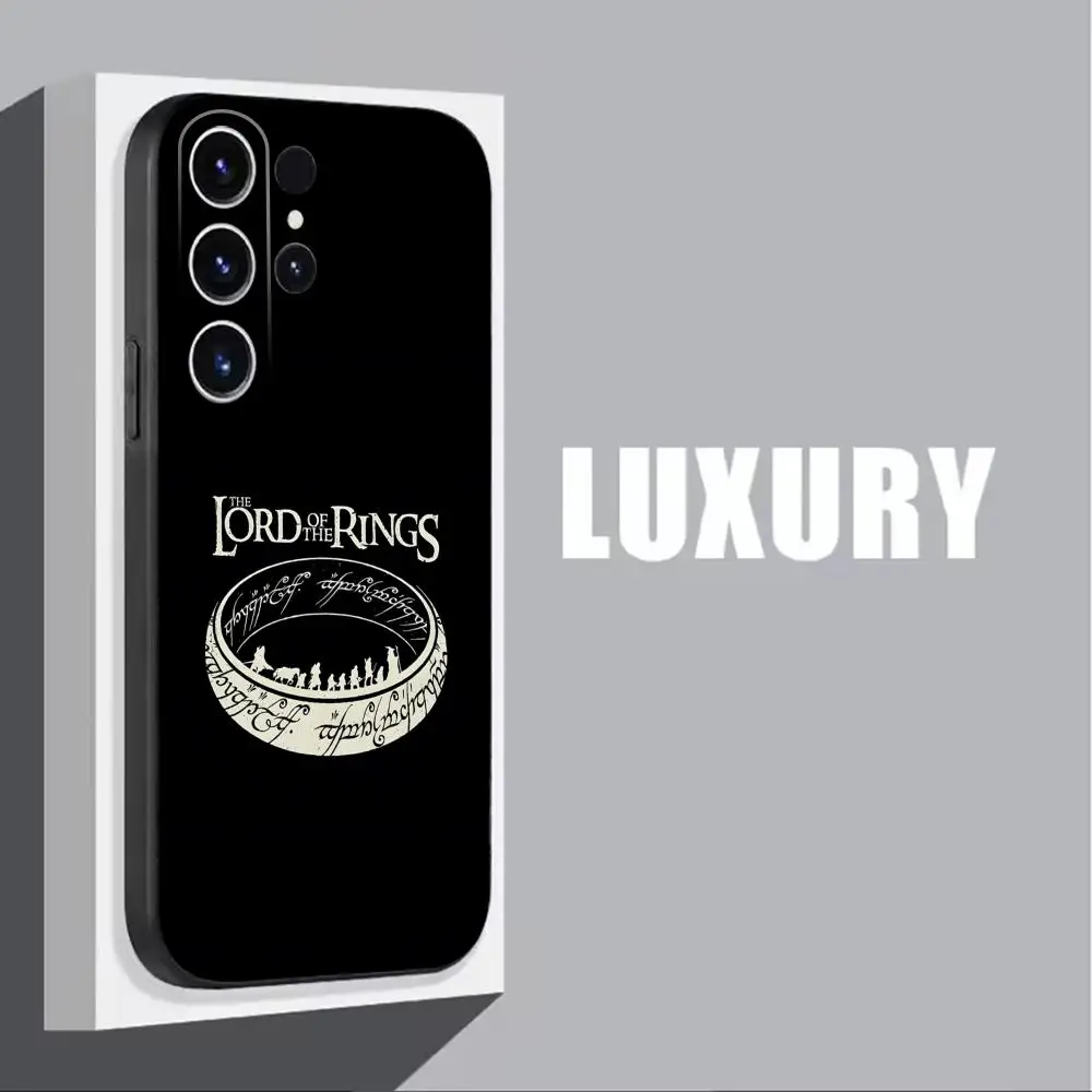 Фото Чехол для телефона Classic movies T-The L-Lord Of The R-Rings для Samsung Galaxy S25 S24 S23 S22 S21 S20 Plus Ultra Note20 Мягкий черный №2