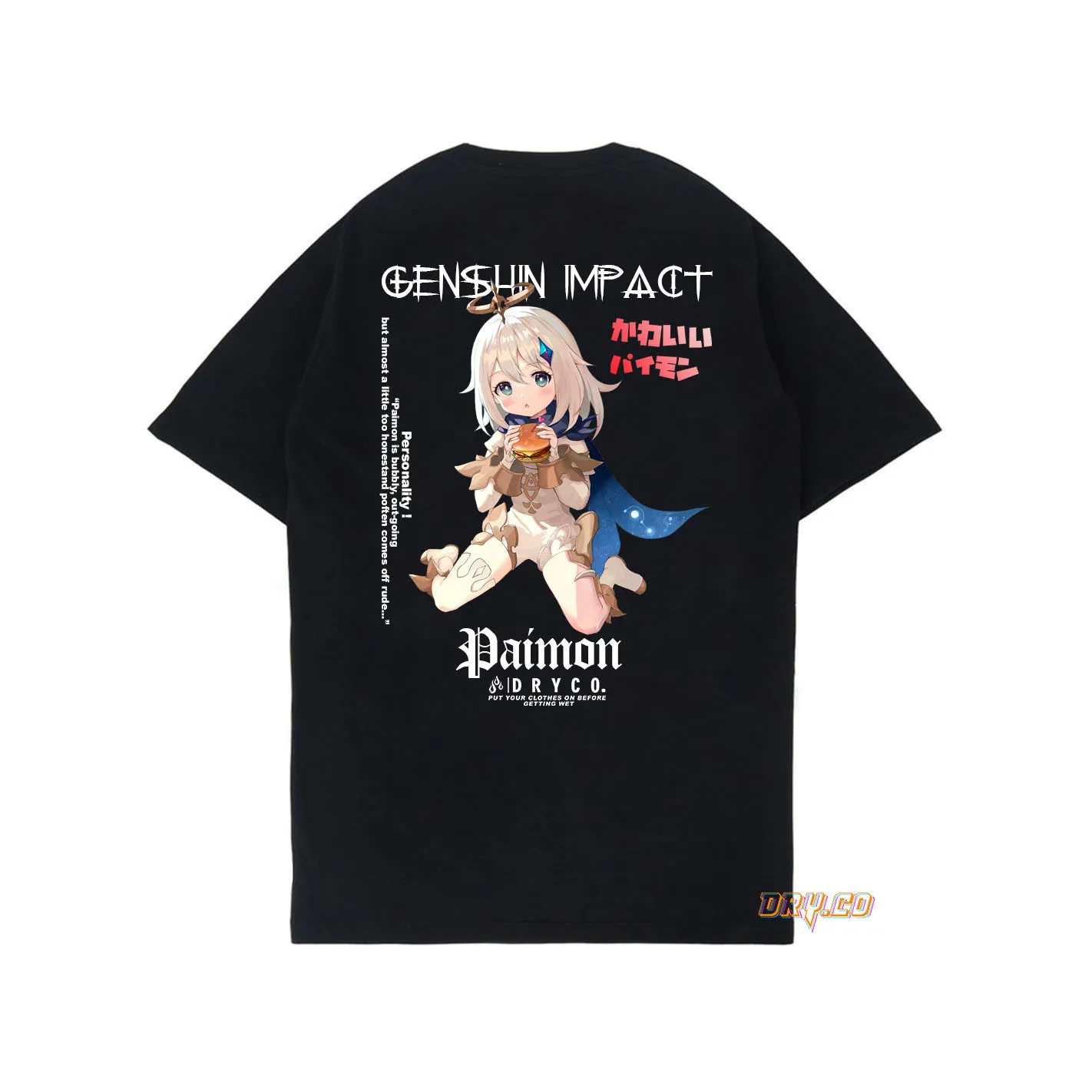 Футболки PAIMON/футболки GAME GENSHIN IMPACT INAZUMA/унисекс PRIA WANITA/DRYCO