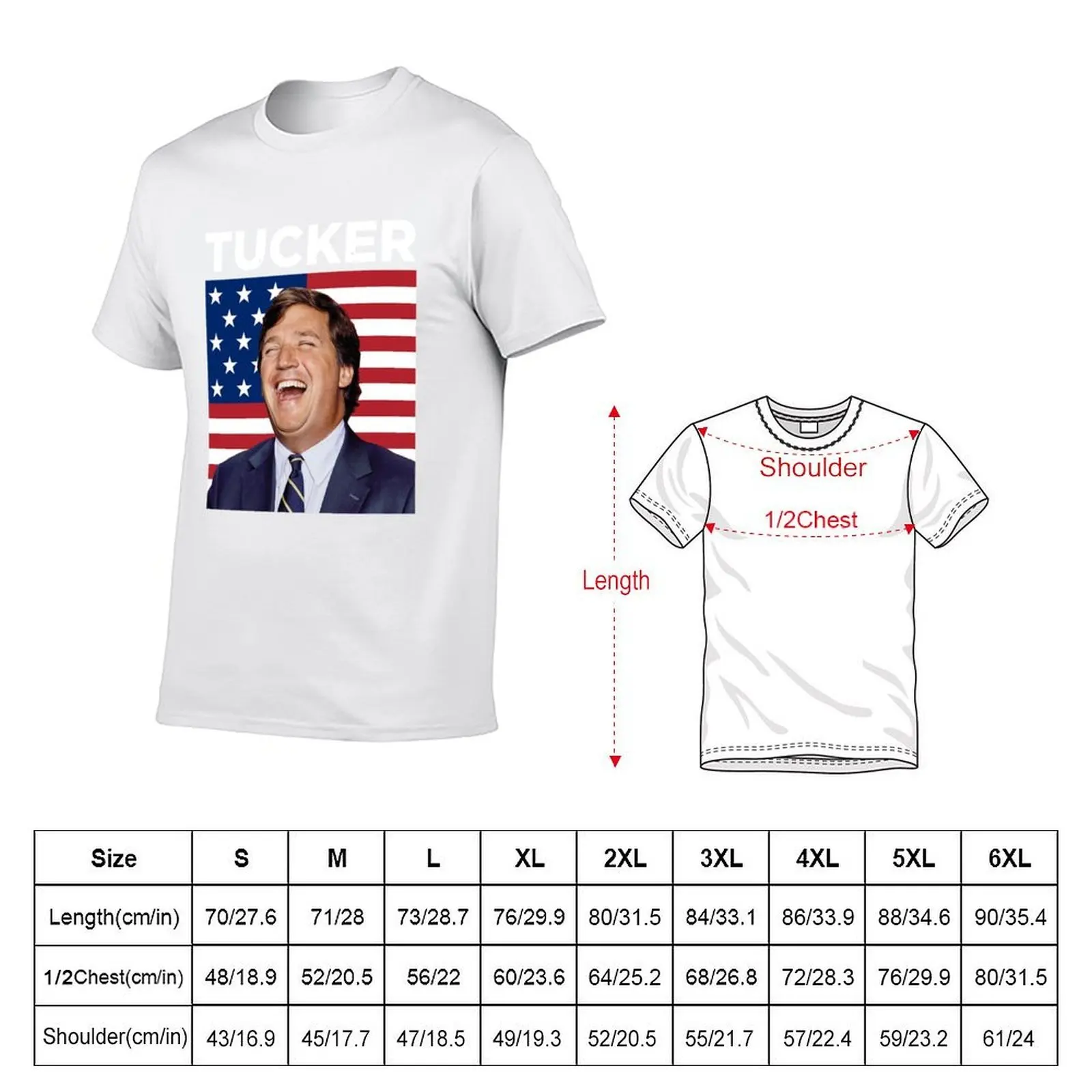 Футболка Tucker Carlson 1 (5), мужская простая мужская футболка, летняя футболка (art.: 3920d191096a7) - 3920d191096a7