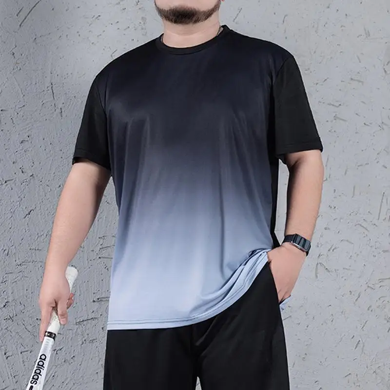 Фото XL-7 XL Lelaki Pendek-гардеробная, свободная, leher, футболка, дневной свет №3