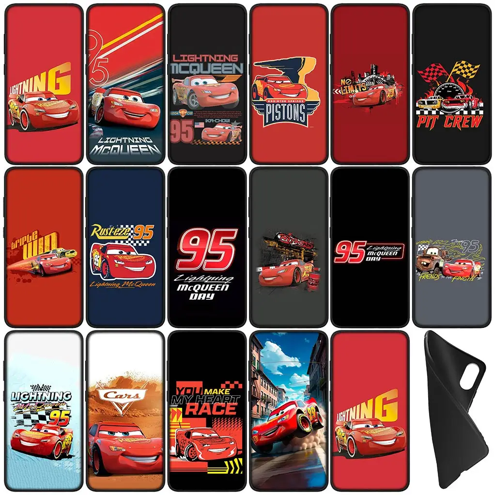 Чехол из ТПУ Cars Lightning Mc Queen 95 McQueen для Xiaomi Redmi Note 10 12 Pro 10A 10C 12C 12s 10S 8T C, гибкий корпус для телефона