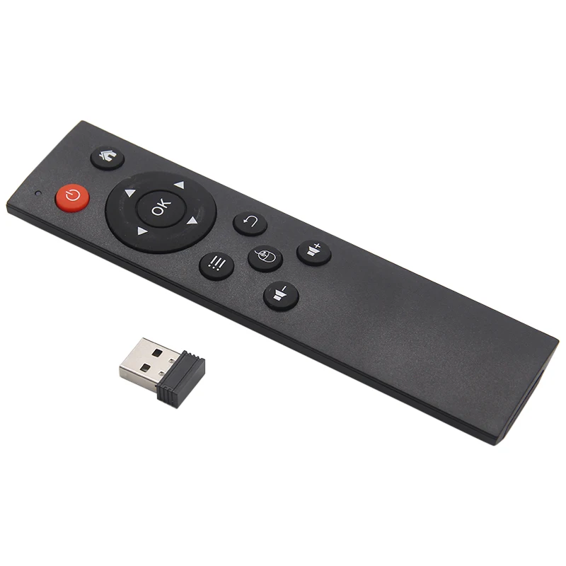 Универсальный беспроводной пульт дистанционного управления Air Mouse 2,4G для Android TV Box, ПК, пульт дистанционного управления с USB-приемником, без гироскопа