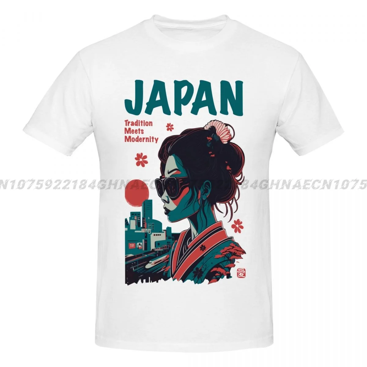 Мужская футболка с круглым вырезом Journey To Japan, футболка большого размера, топы, одежда, футболки с рукавами, идея для подарка