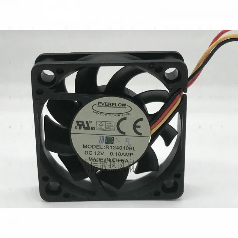 H 1 шт. EVERFLOW 4010 R124010BL 12 В 0,10 А 4 см двойной шариковый охлаждающий вентилятор