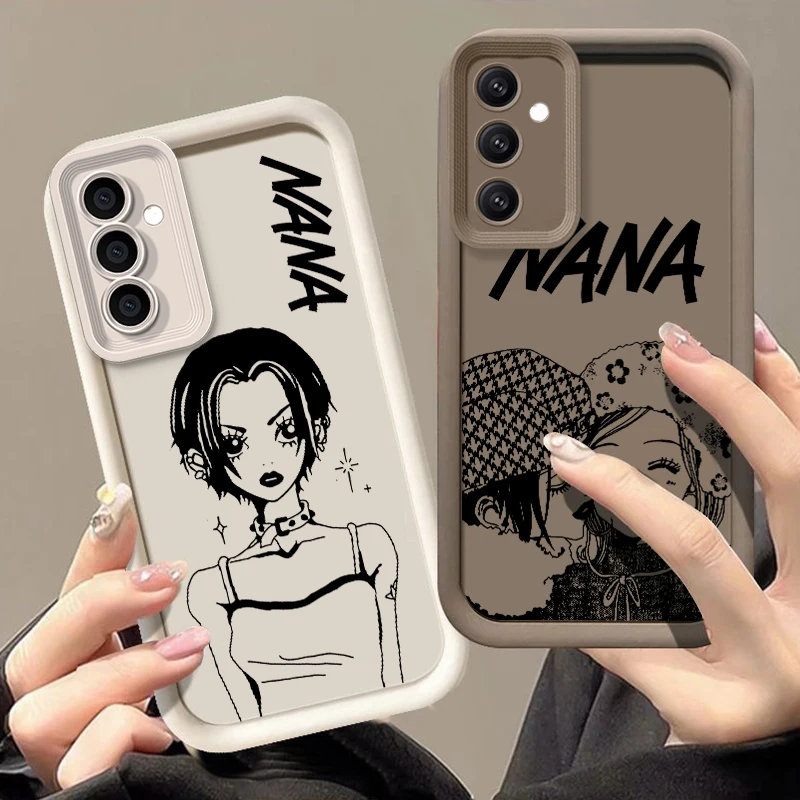 Милая Нана из аниме для Redmi Note 13 12 11 10 9 Pro Plus 5G POCO F3 F4 F5 X3 X4 X5 GT, мягкая лестница для глаз