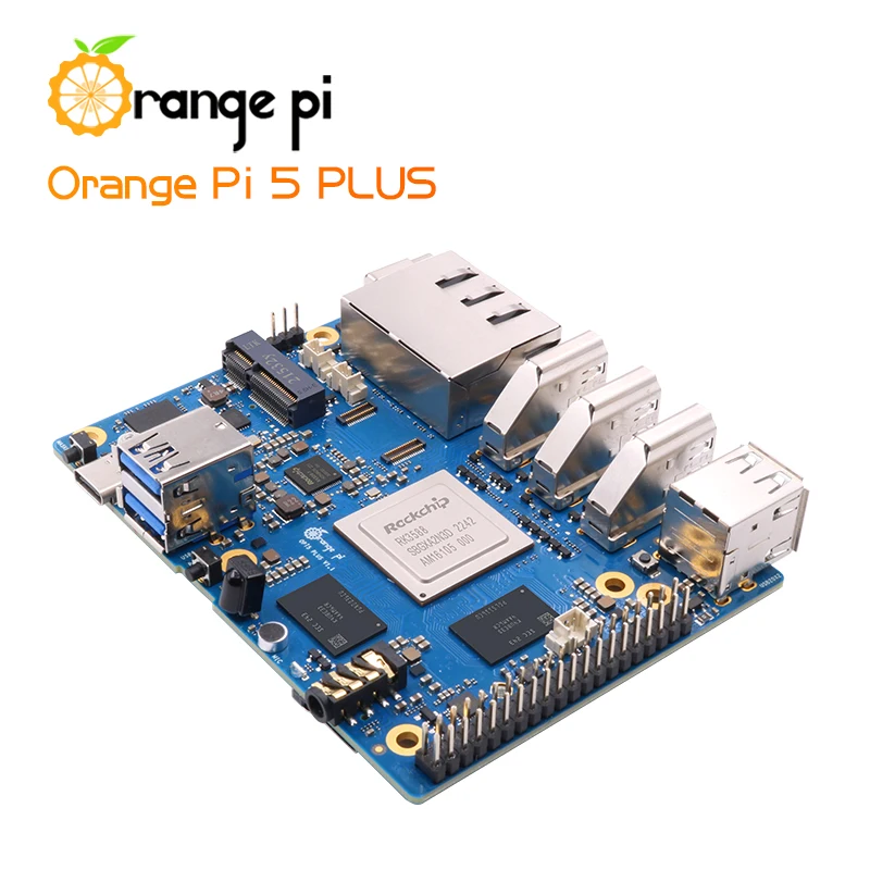 Фото Orange Pi 5 Plus 8 ГБ LPDDR4 RK3588 Мини-ПК PCIe M.2 M-KEY Одноплатный компьютер, Run Orangepi OS/Ubuntu22.04/Debian11/Android12 №3